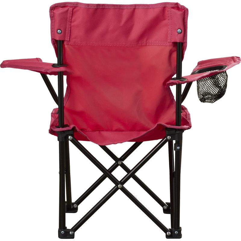 Zoomie Kids Crenshaw Outdoor Folding Kids Camping Chair with Cup Holder